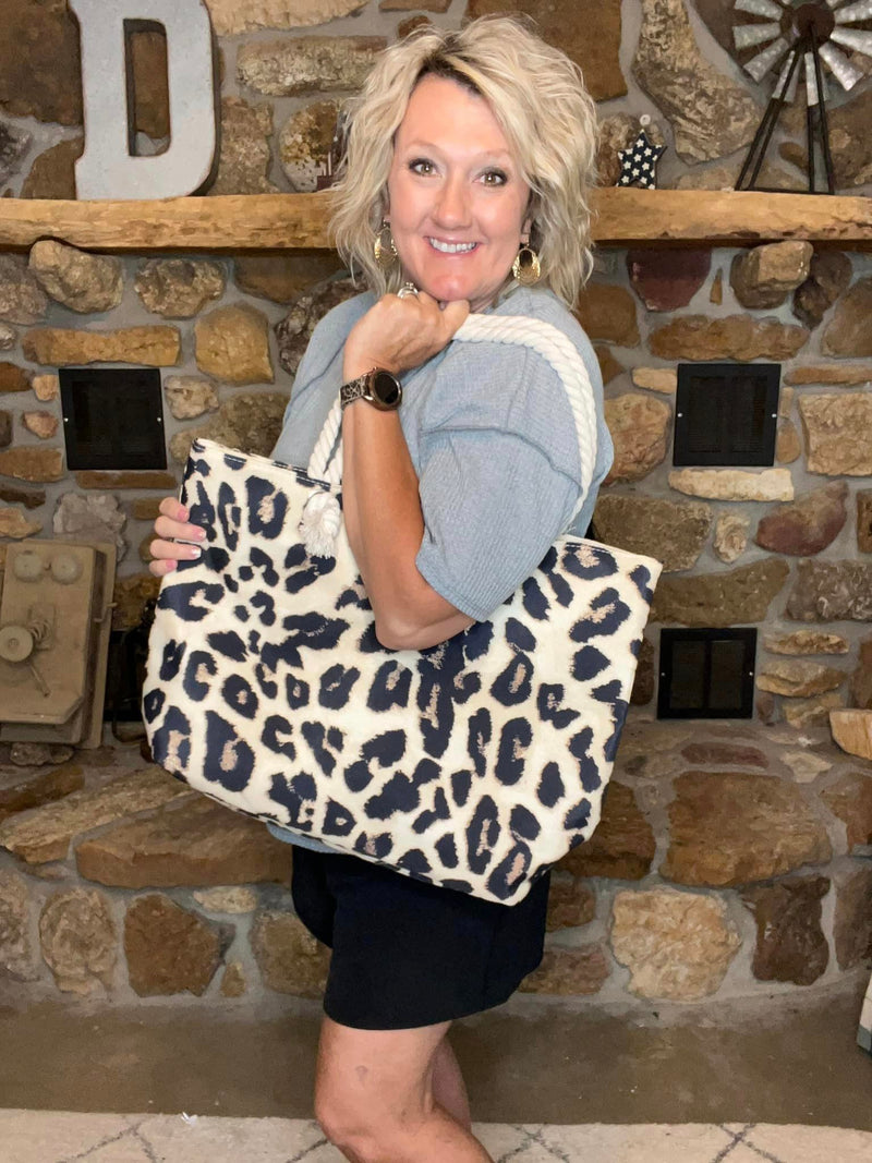 Leopard Summer Fashion Tote Bag B6109