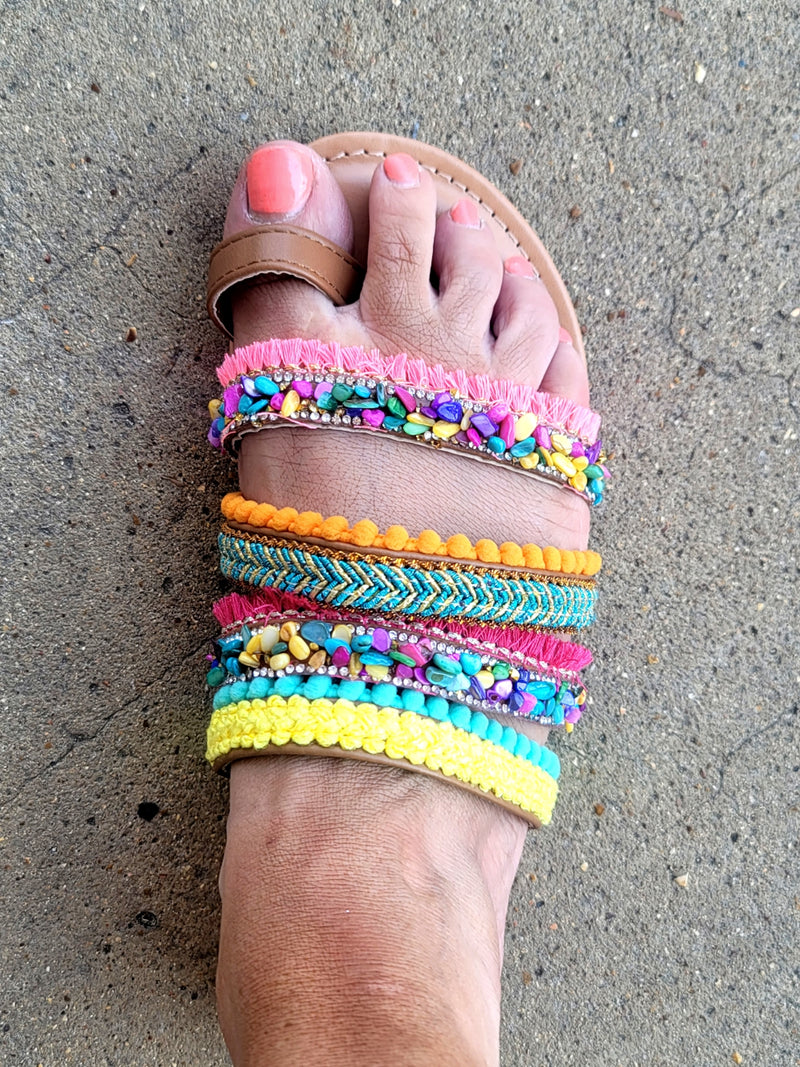 Boho Colorful Sandals S6001