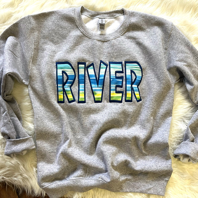 River Appliqué Sweatshirt