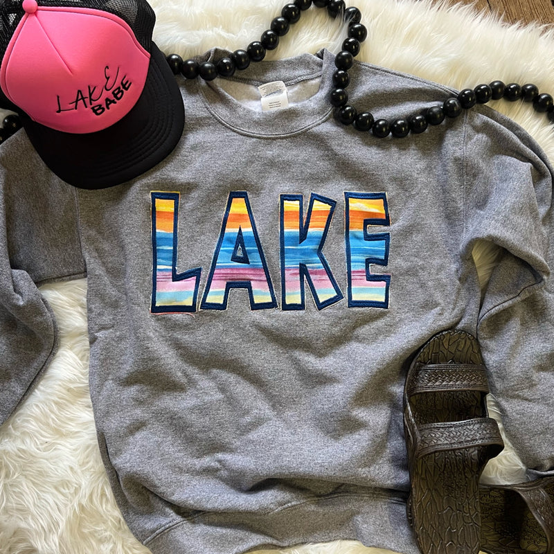 Lake Appliqué Sweatshirt