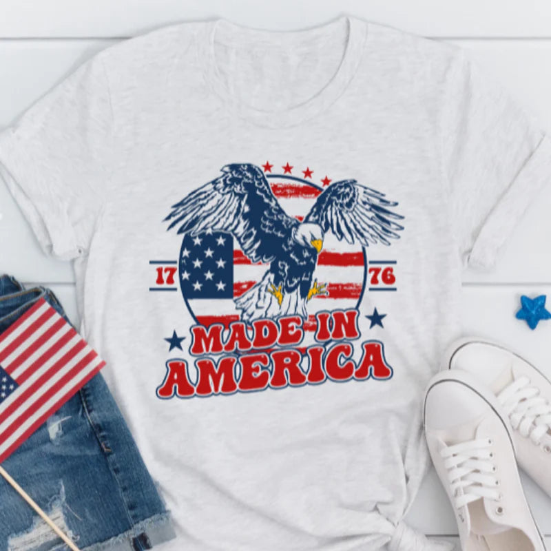 Made in AMERICA Patriotic TEE Mommy & Me Sizes