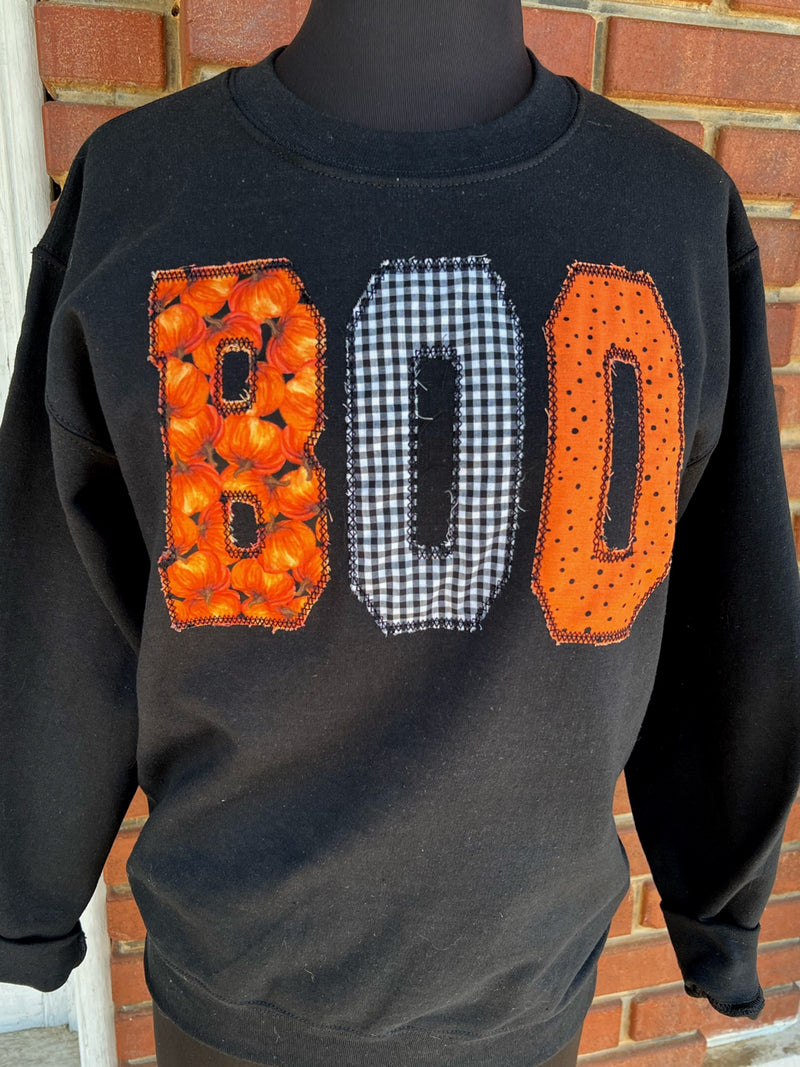 Boo Appliqué Sweatshirt