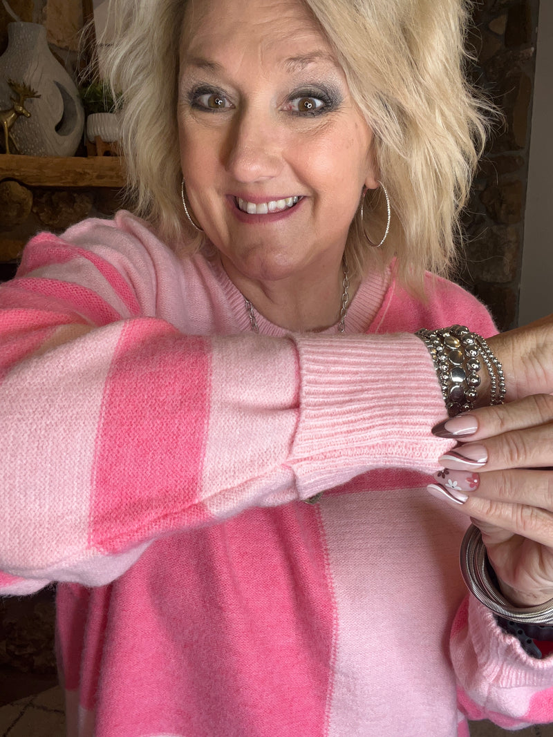 Pinkalicious Colorblock Sweater