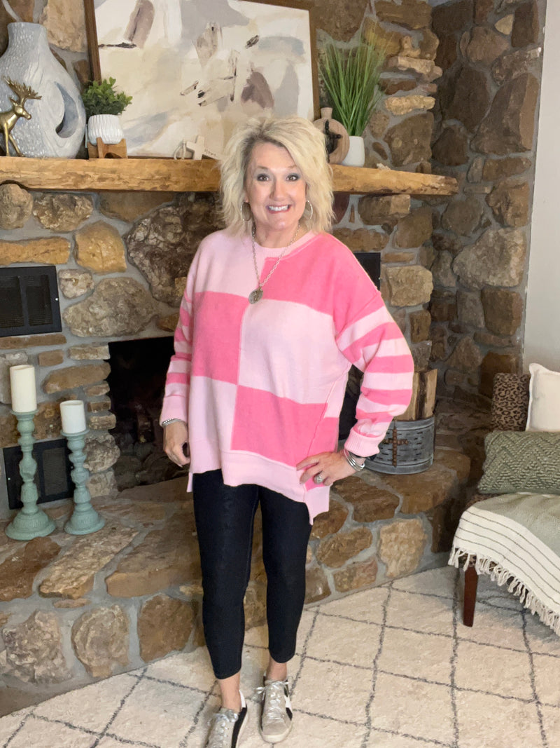 Pinkalicious Colorblock Sweater