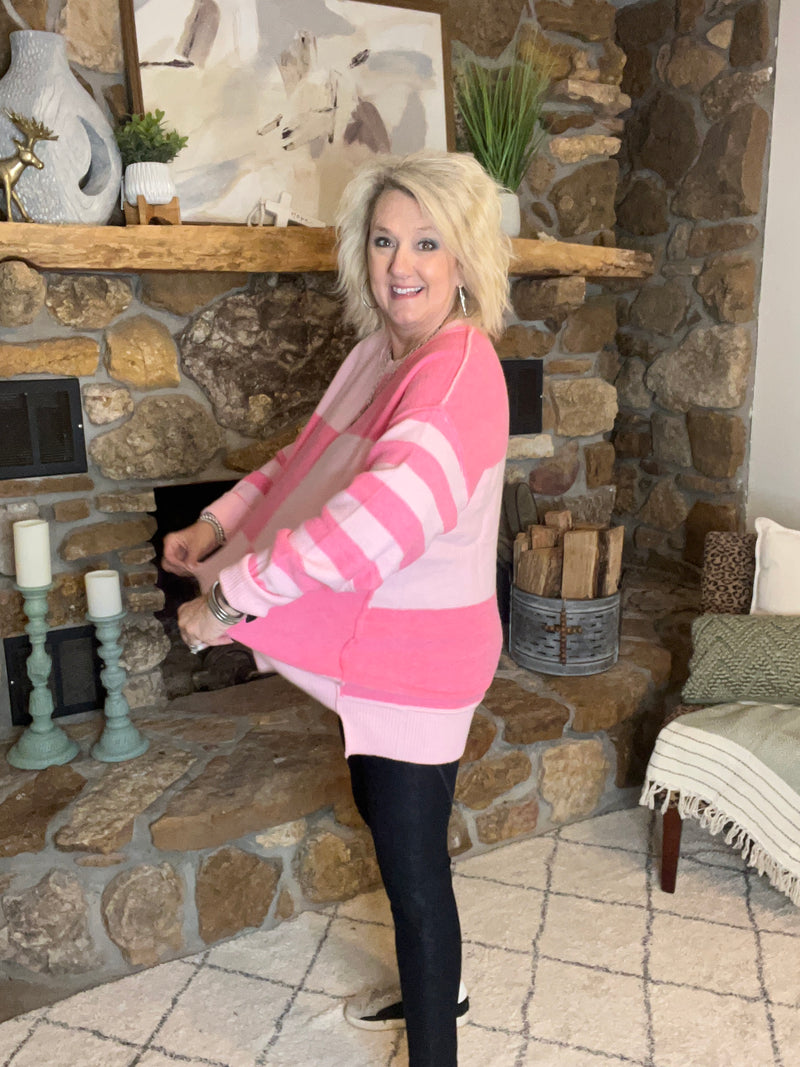 Pinkalicious Colorblock Sweater