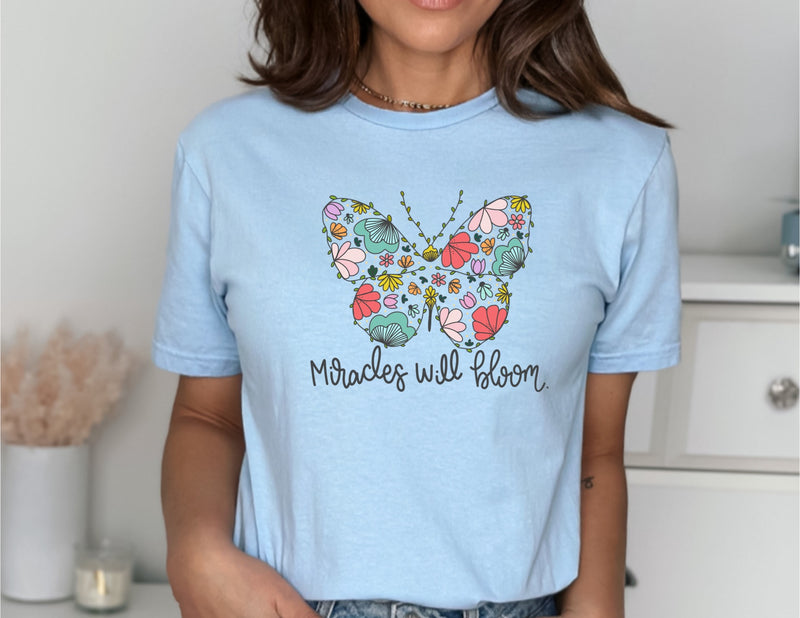 Miracles Bloom Butterfly Tee