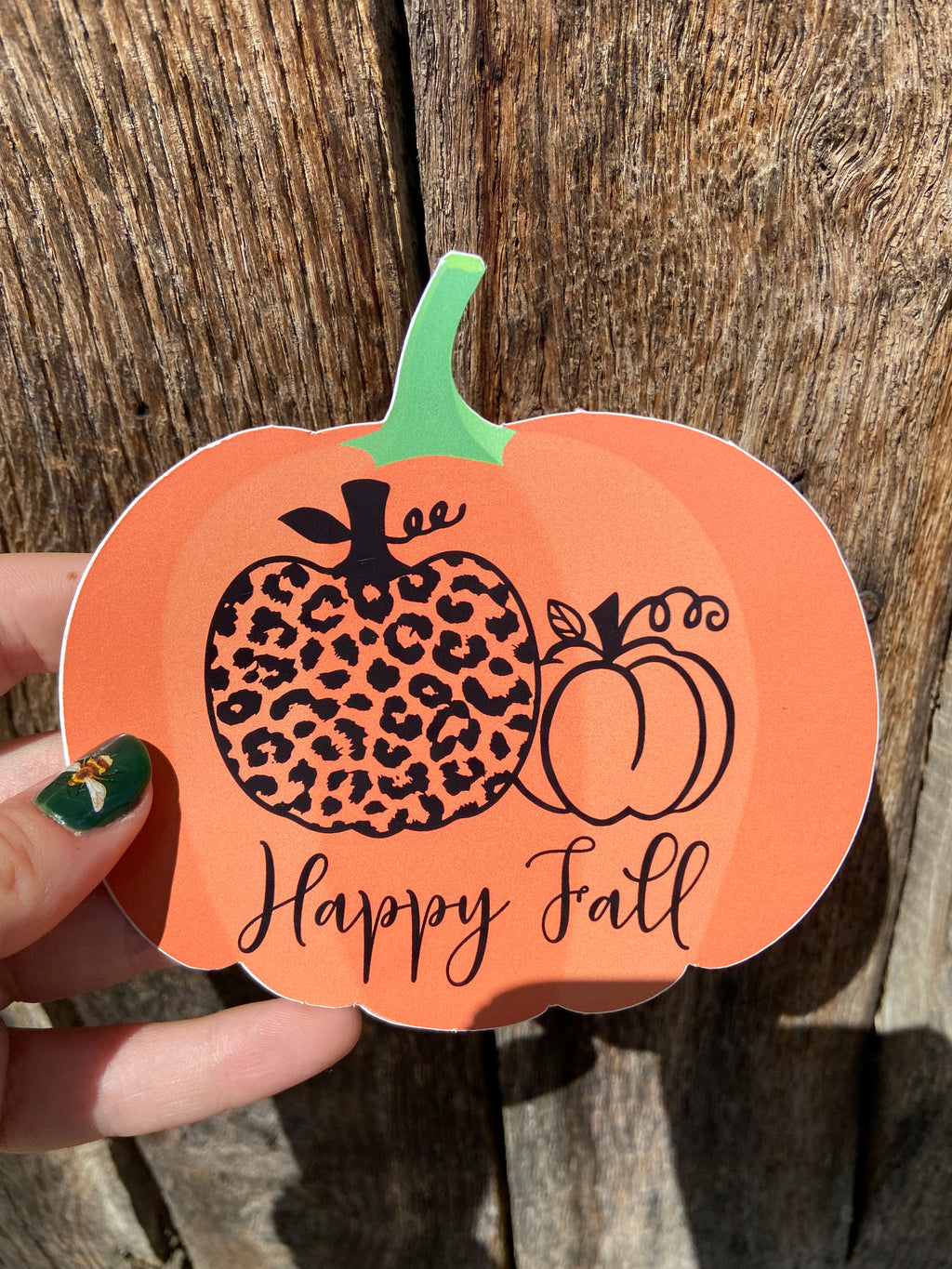 Happy Fall Pumpkin Sticker