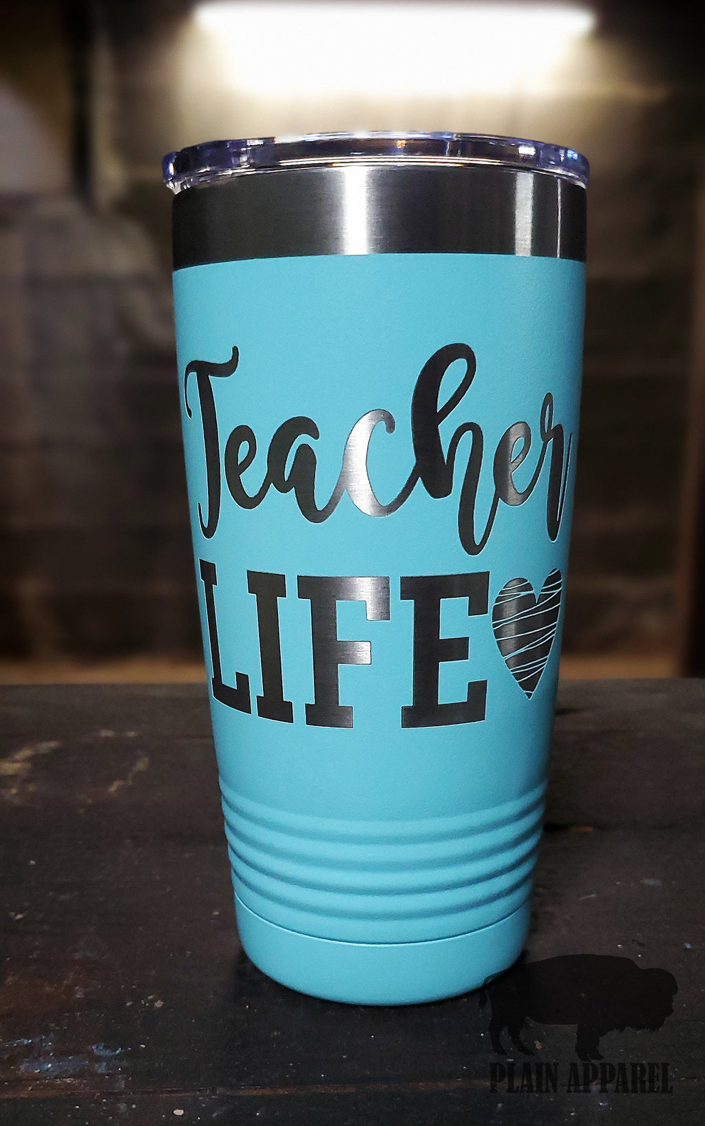 Teacher Life is the Best Life Engraved Tumbler - Bless UR Heart Boutique