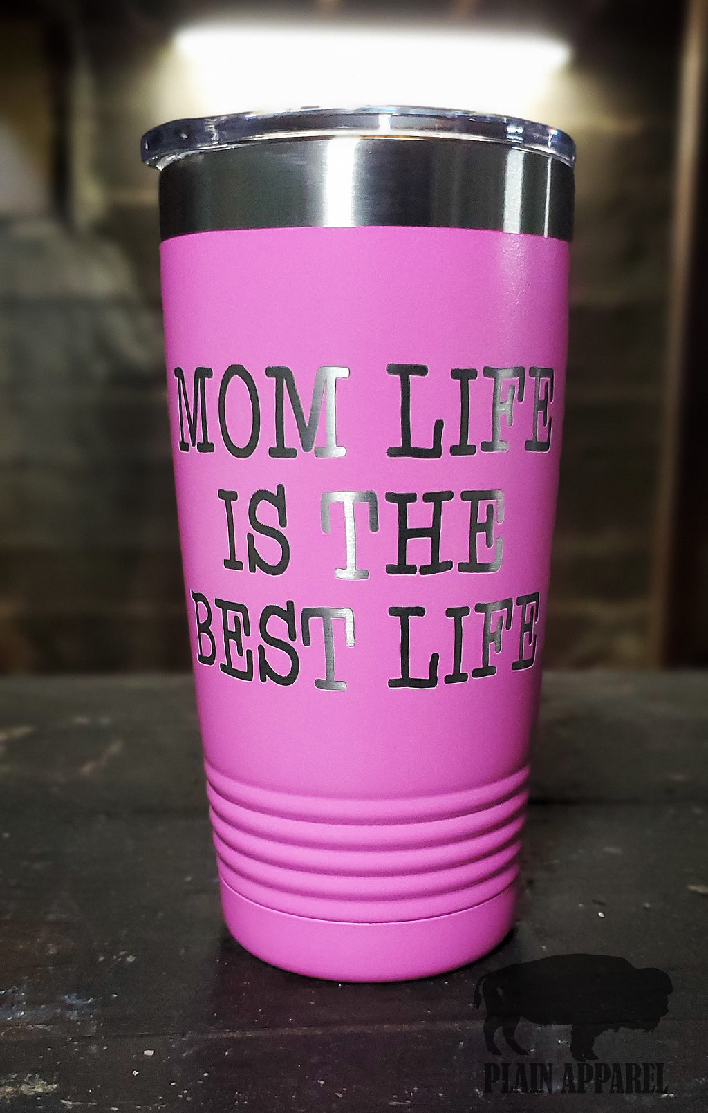 MOM Life is the Best Life Engraved Tumbler - Bless UR Heart Boutique