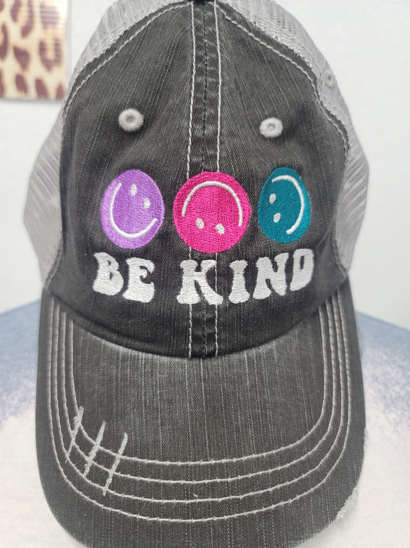 Be Kind Smile Face Cap