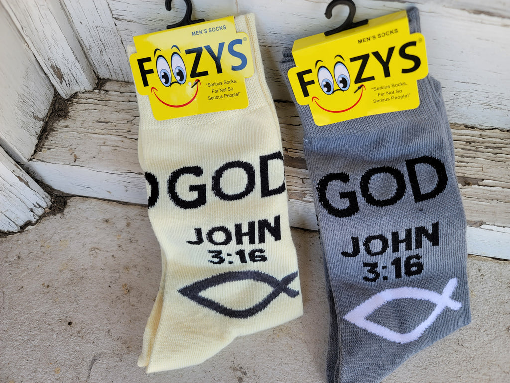 John 3:16 Foozy Socks