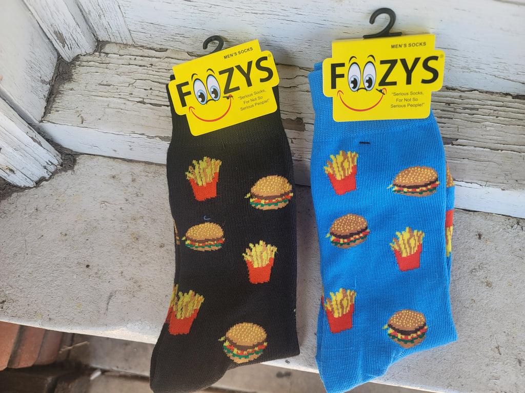 Burger & Fries Foozy Socks