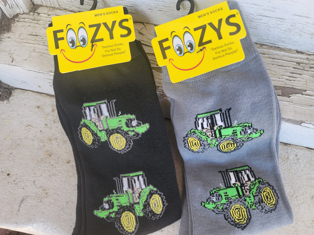 Tractor Foozy Socks
