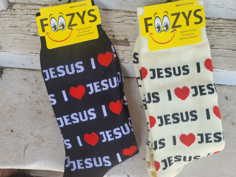 I ♡ Jesus Foozy Socks