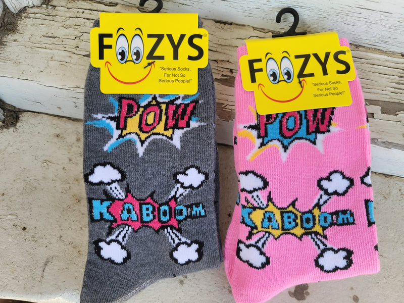 Pow Kaboom Foozy Socks