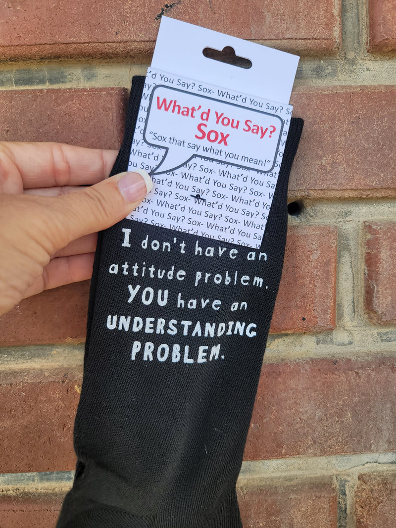 Attitude Problem Foozy Socks