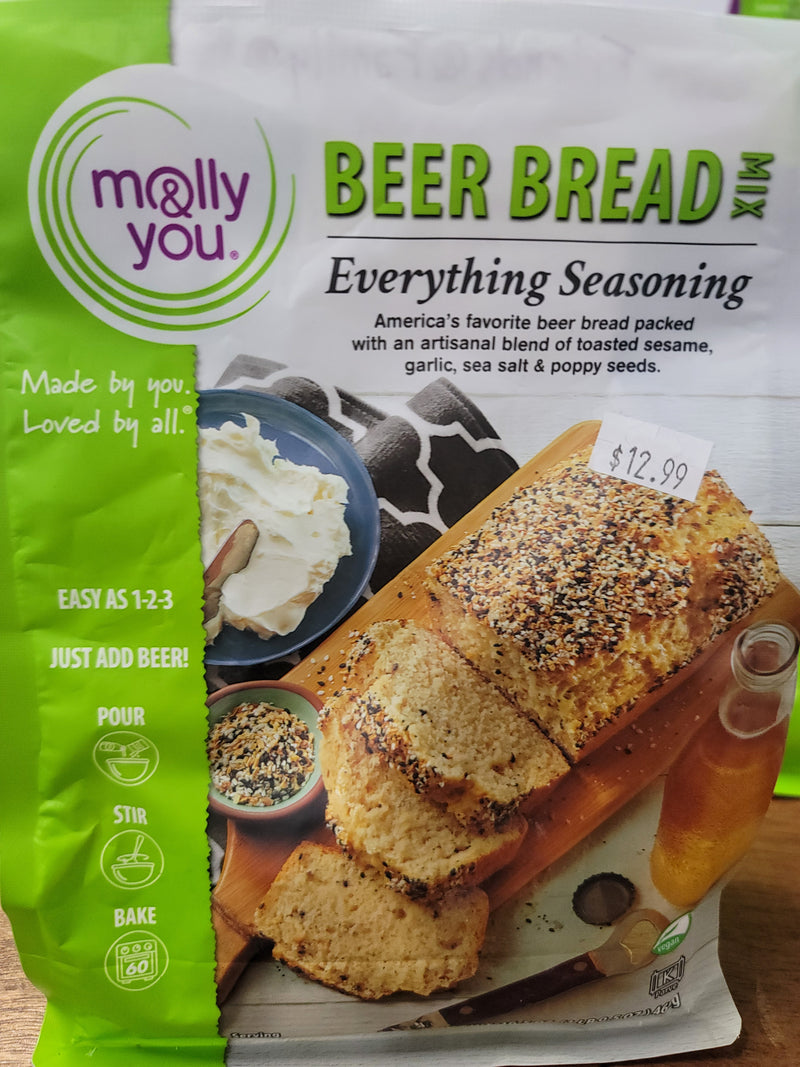 Everything Seasoning Beer Bread