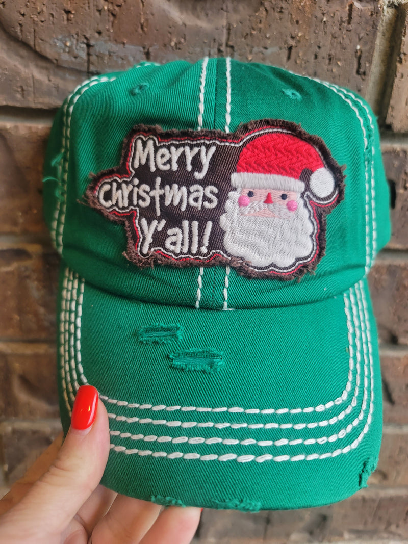 Santa GREEN Hat •SALE•