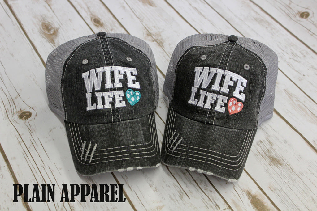 Wife Life Ball Cap - Bless UR Heart Boutique