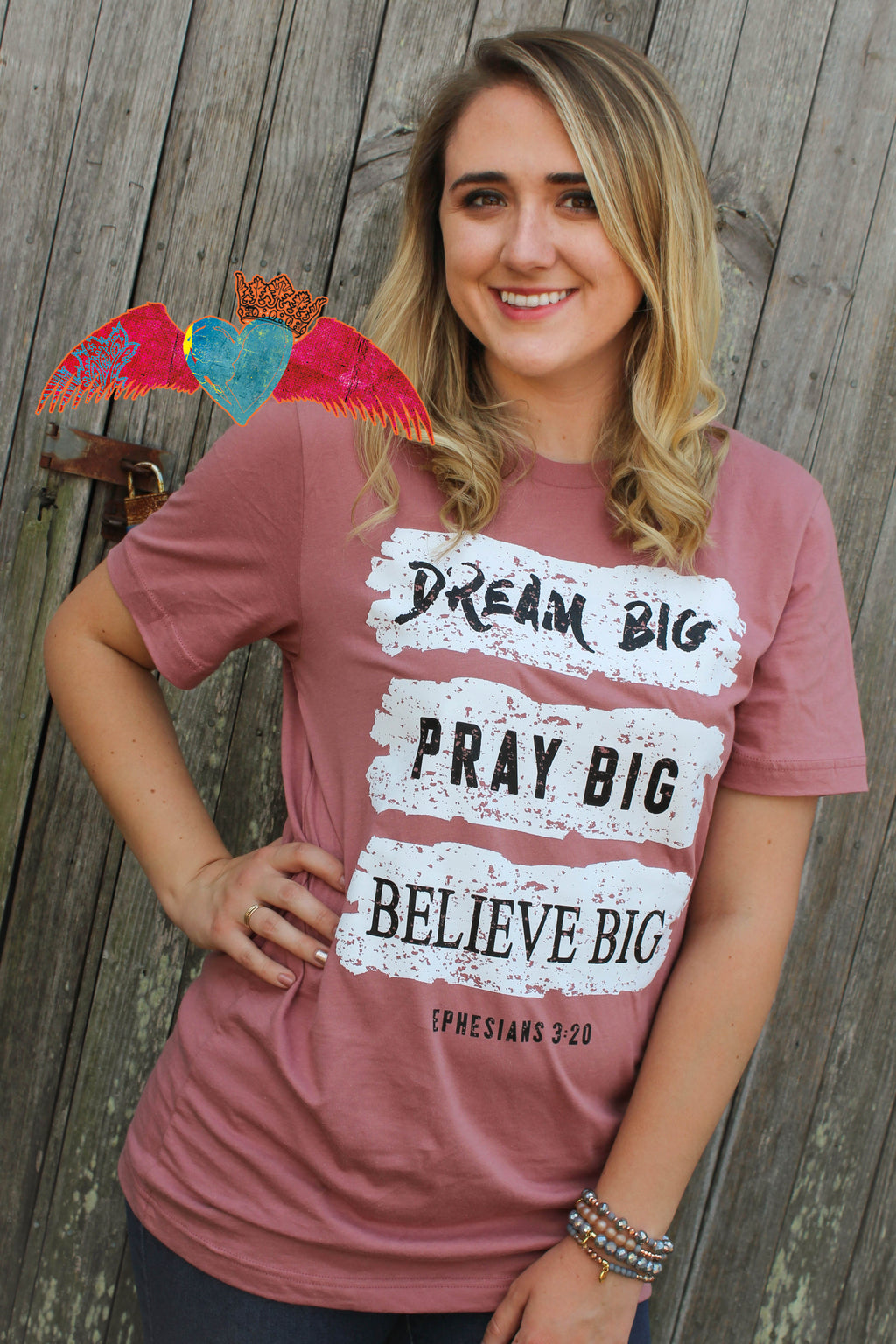Dream Big, Pray Big, Believe Big Tee - Bless UR Heart Boutique