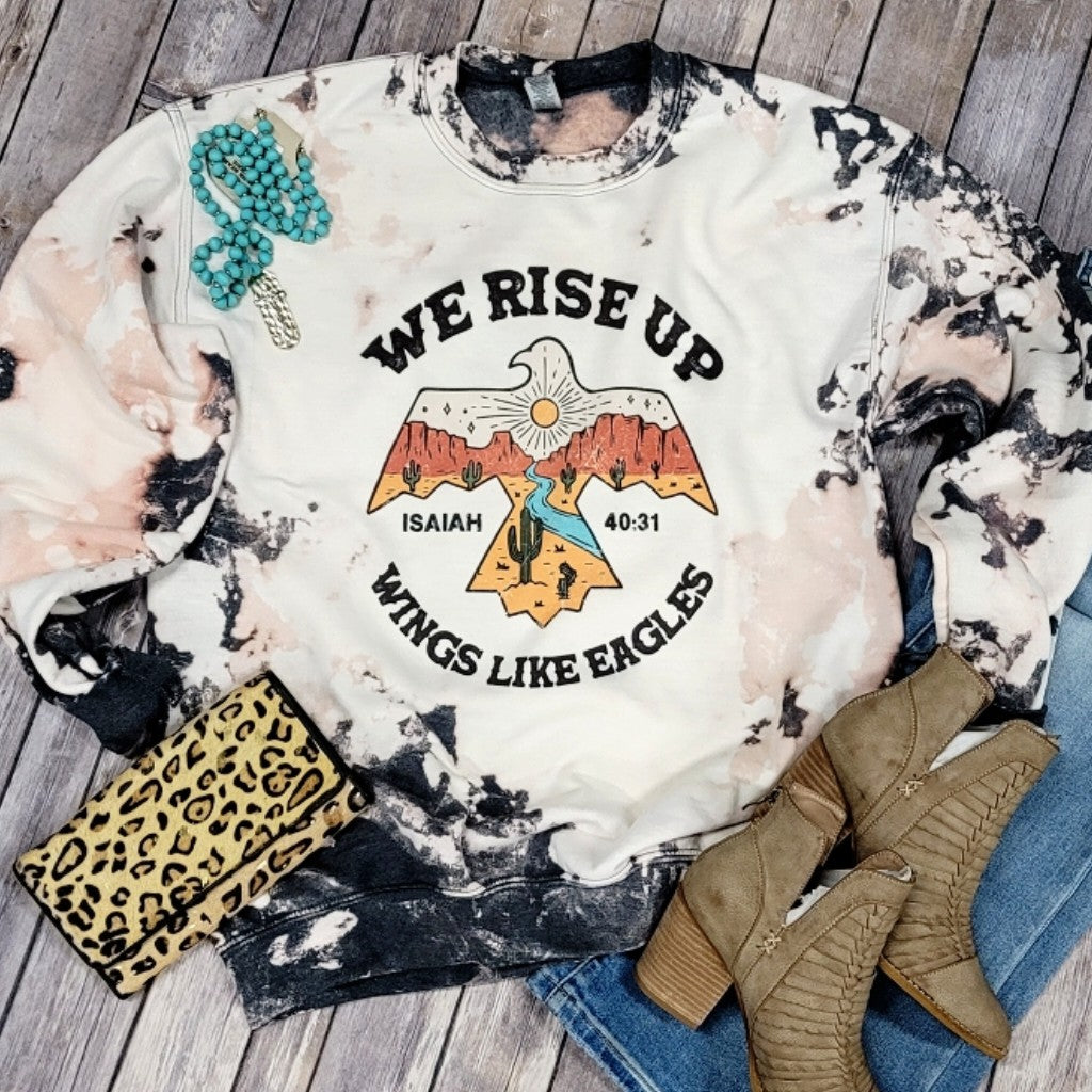 We Rise Up Cow Print Sweatshirt