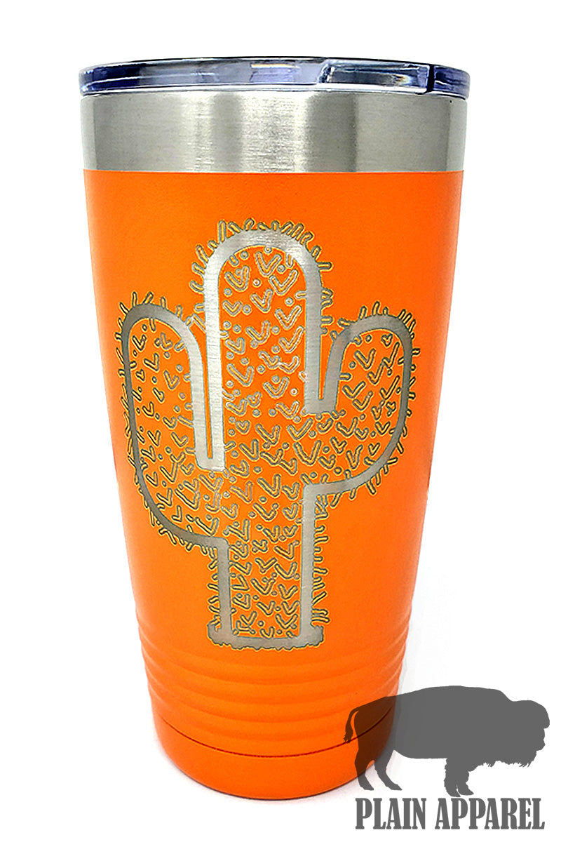 Cactus Engraved Tumbler - Bless UR Heart Boutique