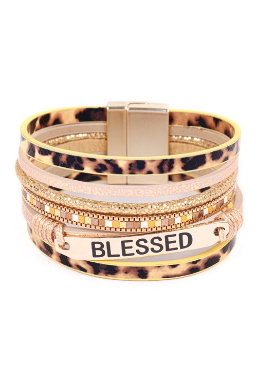 Gold Leopard BLESSED Bracelet  BRAC1160