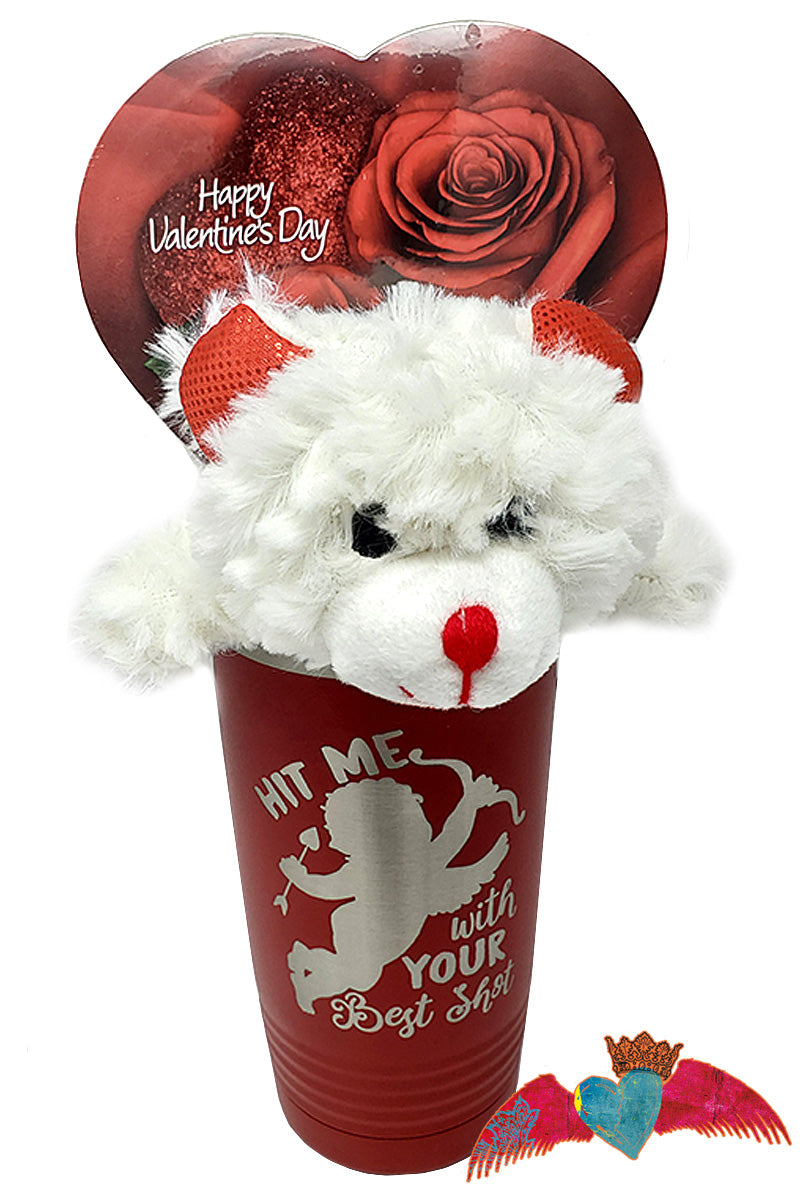 Cupid Best Shot Valentine Bouquet - Bless UR Heart Boutique