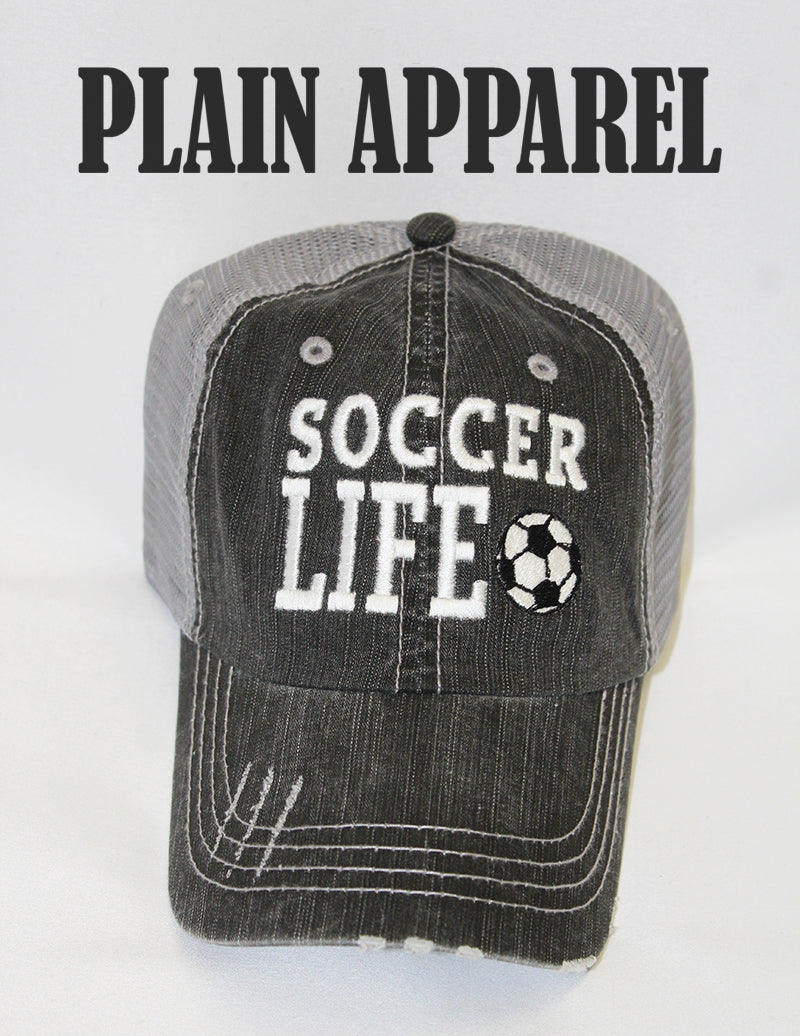 Soccer Life Ball Cap - Bless UR Heart Boutique