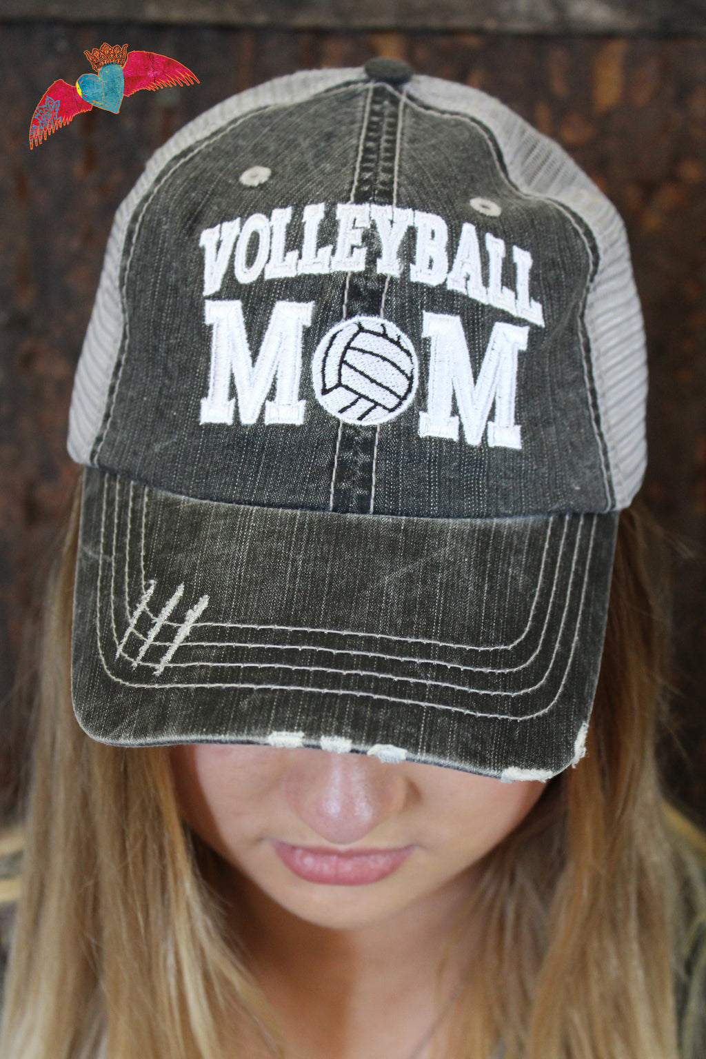 Volleyball Mom Ball Cap - Bless UR Heart Boutique