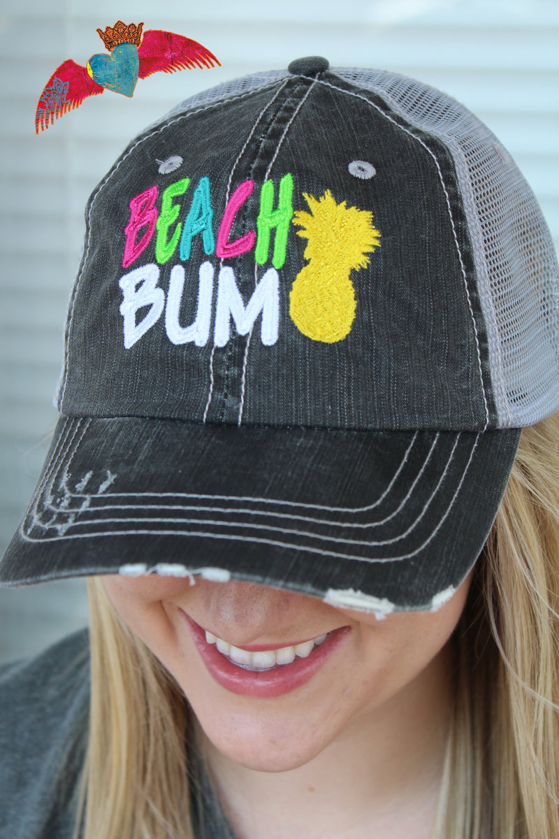 Beach Bum Ball Cap - Bless UR Heart Boutique
