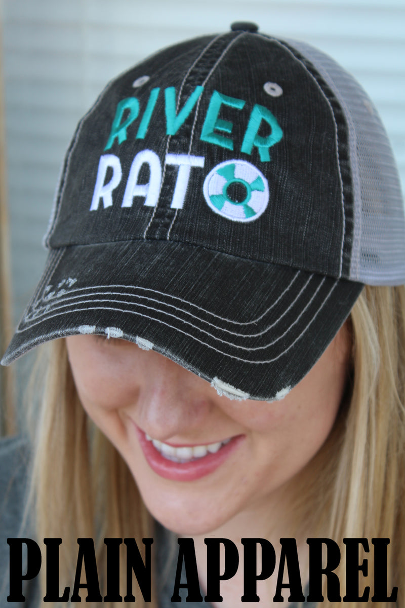 River Rat Ball Cap - Bless UR Heart Boutique