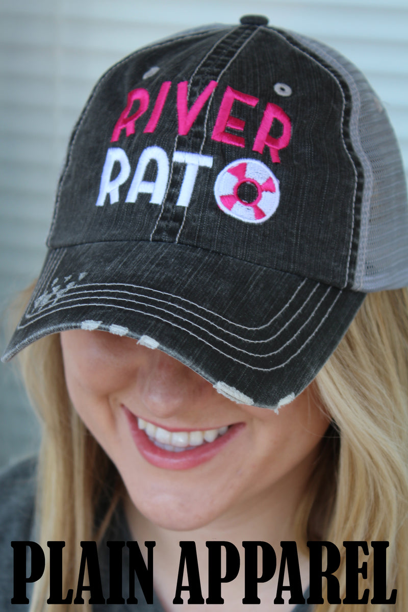 River Rat Ball Cap - Bless UR Heart Boutique
