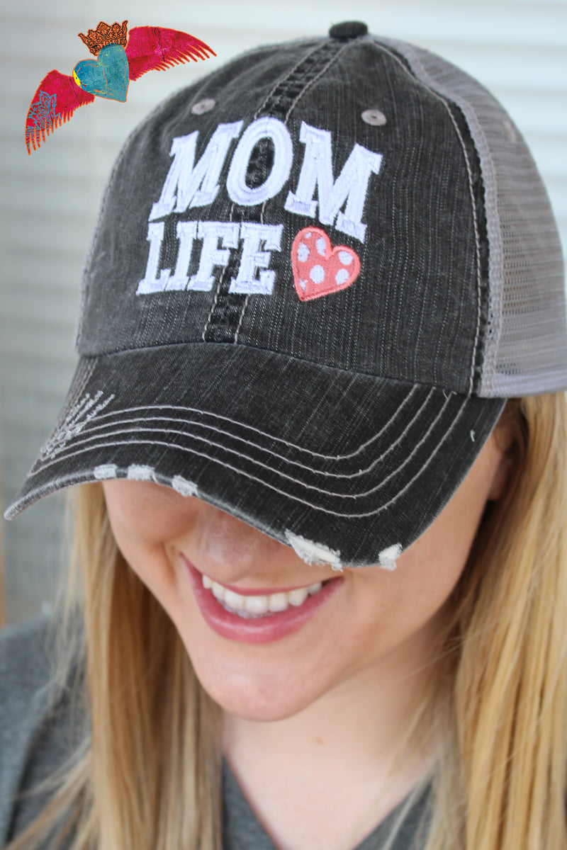 Mom Life Ball Cap - Bless UR Heart Boutique