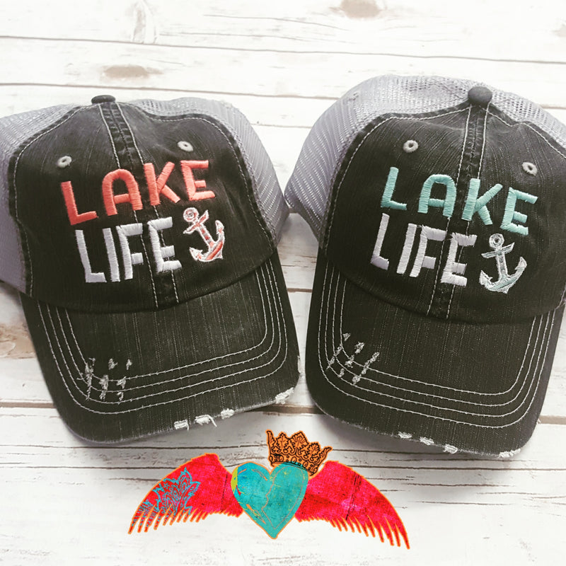 Lake Life Hats - Bless UR Heart Boutique