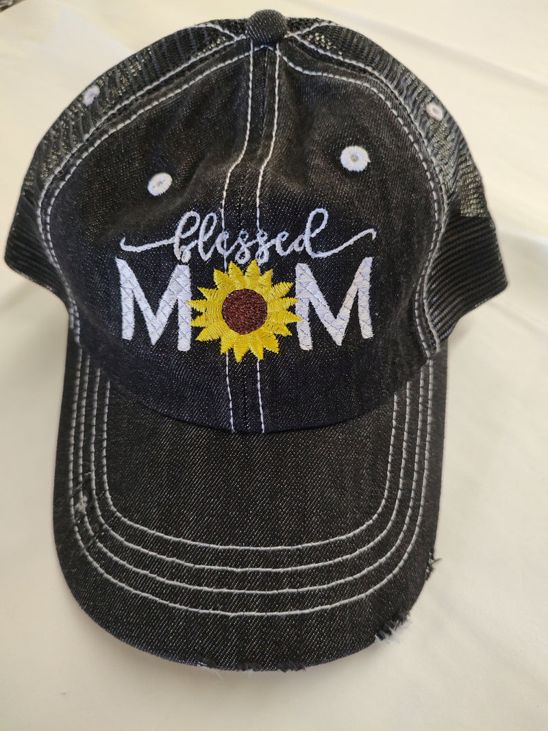 Blessed Mama Sunflower Cap