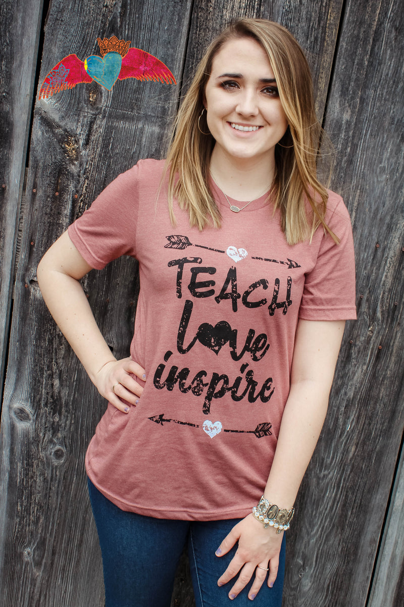 Teach, Love, Inspire Crew - Bless UR Heart Boutique