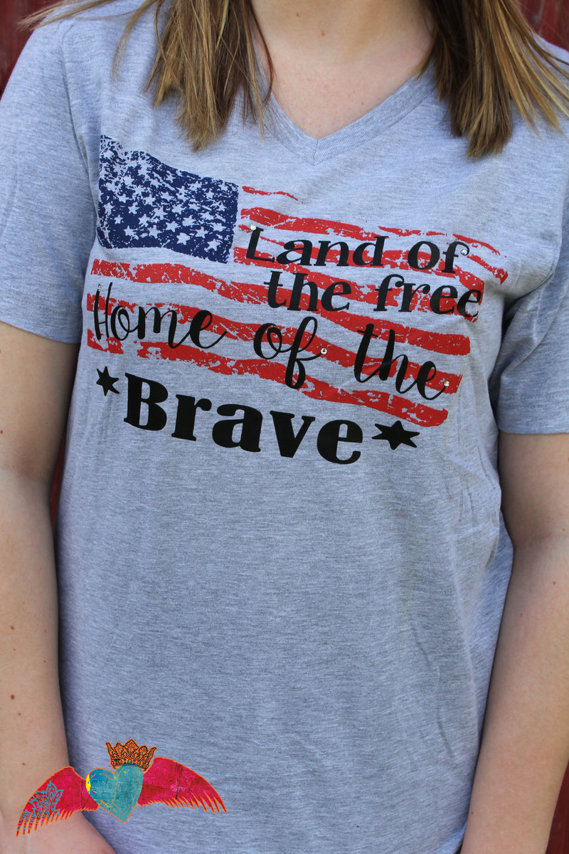 Land Of The Free - Bless UR Heart Boutique