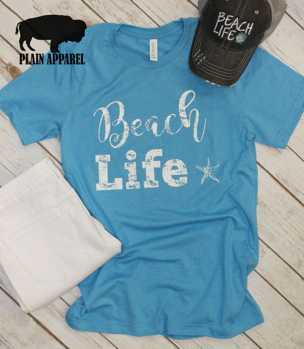 Beach Life Crew Neck - Bless UR Heart Boutique