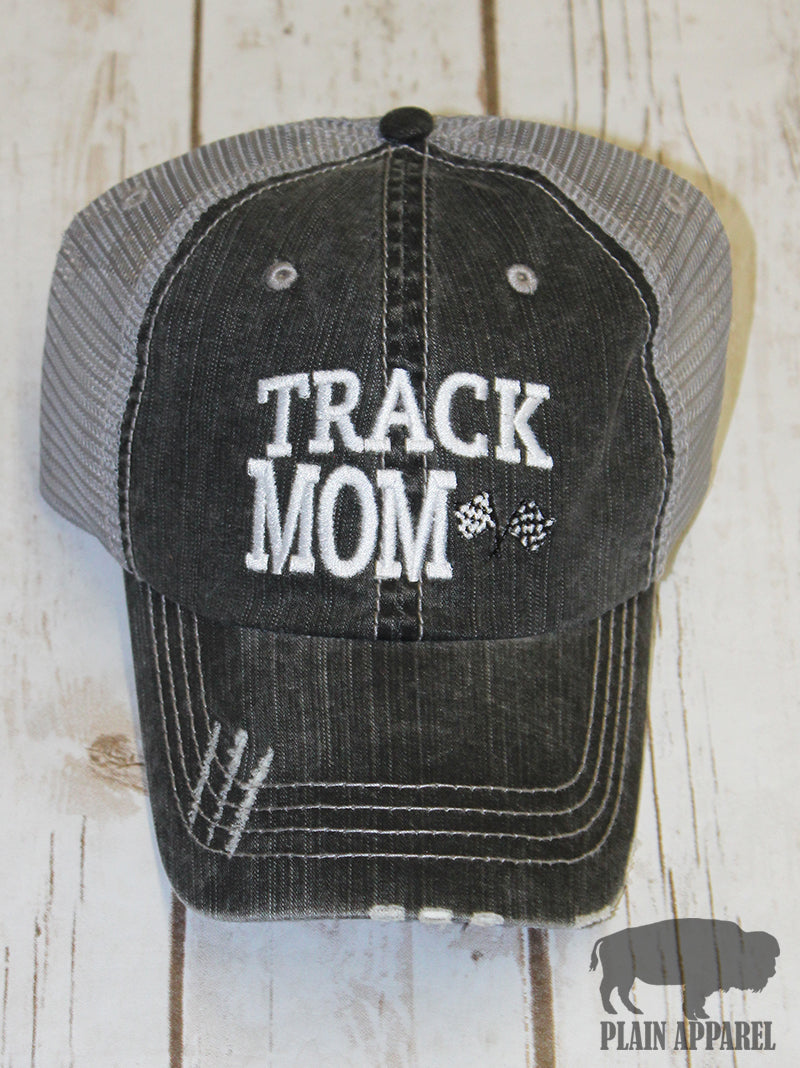 Race Track Mom Ball Cap - Bless UR Heart Boutique