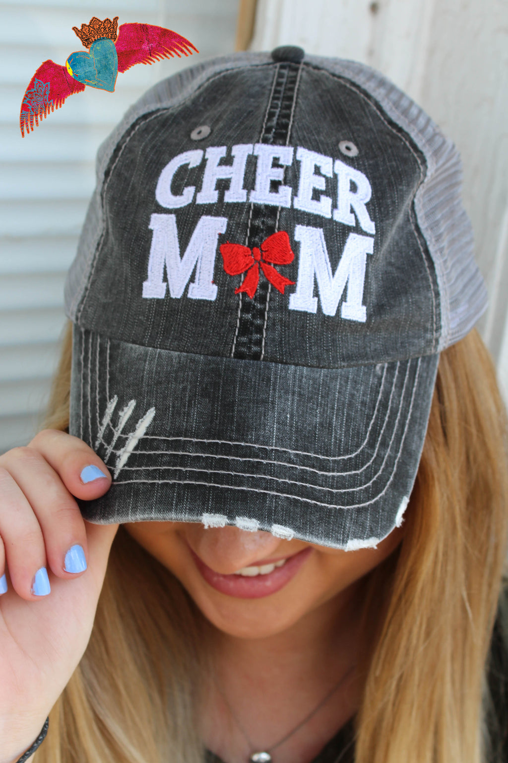 Cheer Mom Ball Cap - Bless UR Heart Boutique