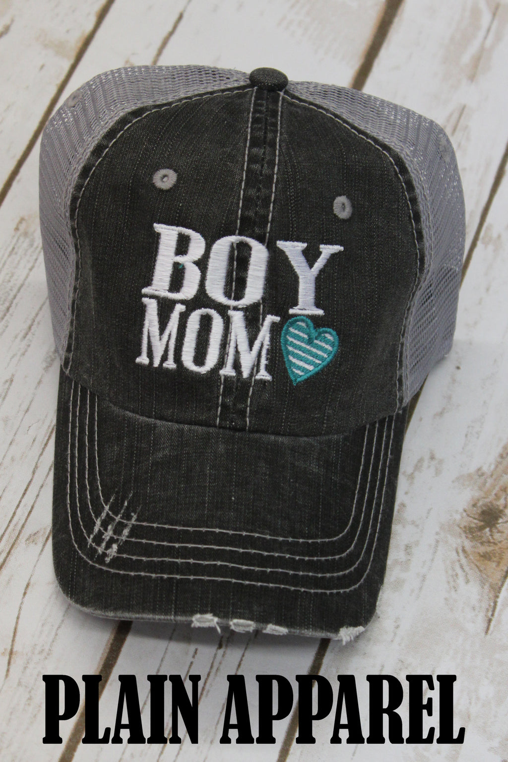 Boy Mom Ball Cap - Bless UR Heart Boutique