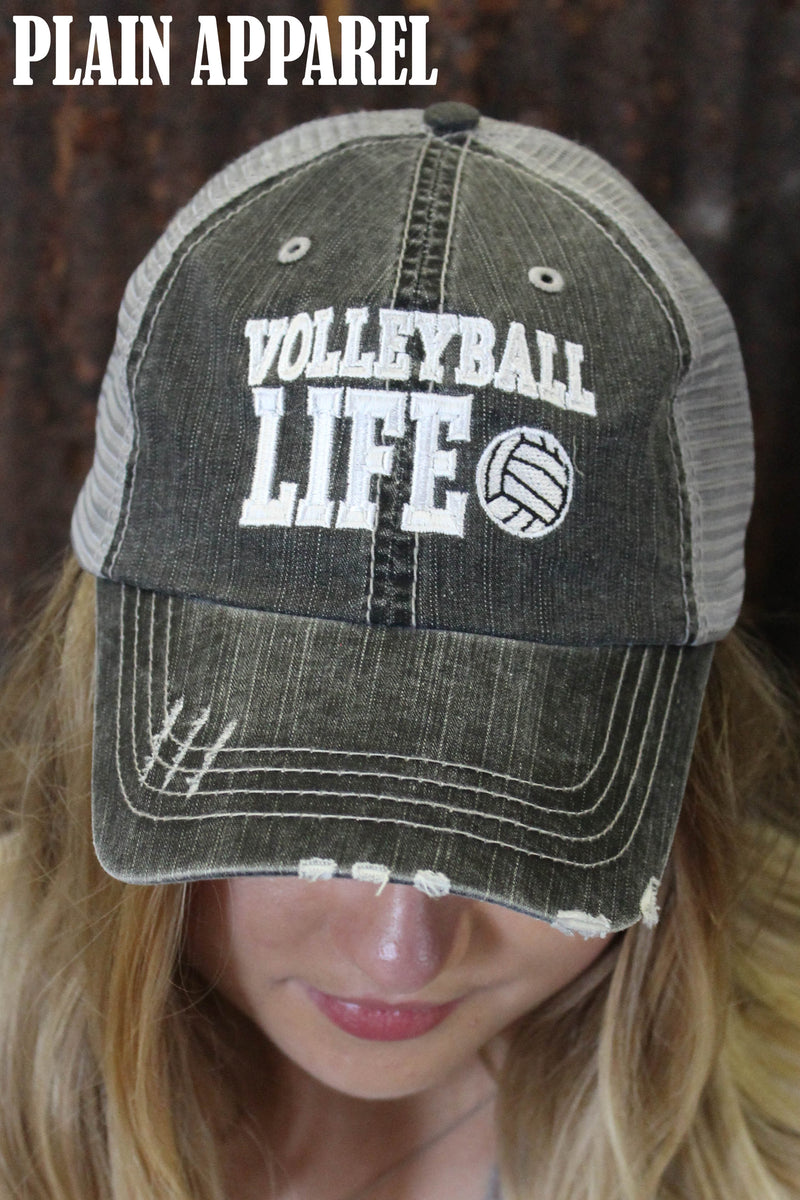 Volleyball Life Ball Cap - Bless UR Heart Boutique