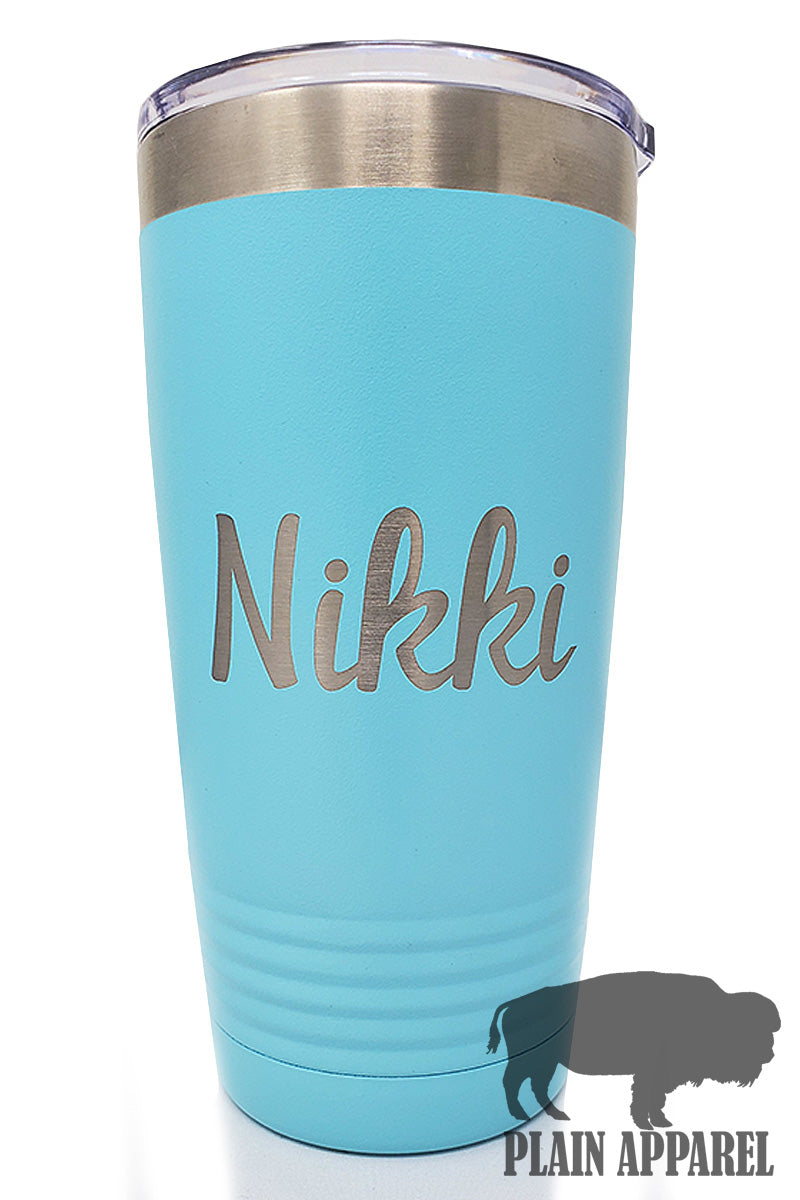 Engraved 20oz Tumbler with Name - Bless UR Heart Boutique