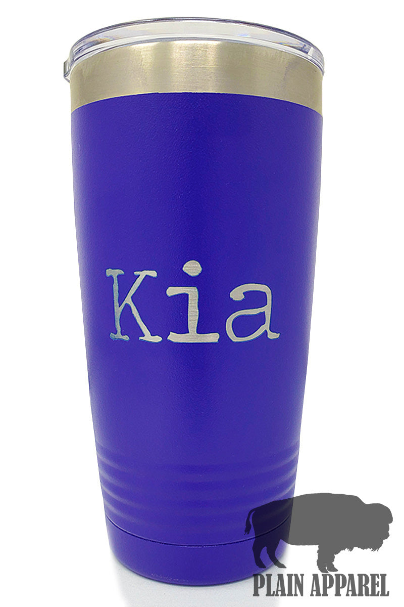 Engraved 20oz Tumbler with Name - Bless UR Heart Boutique