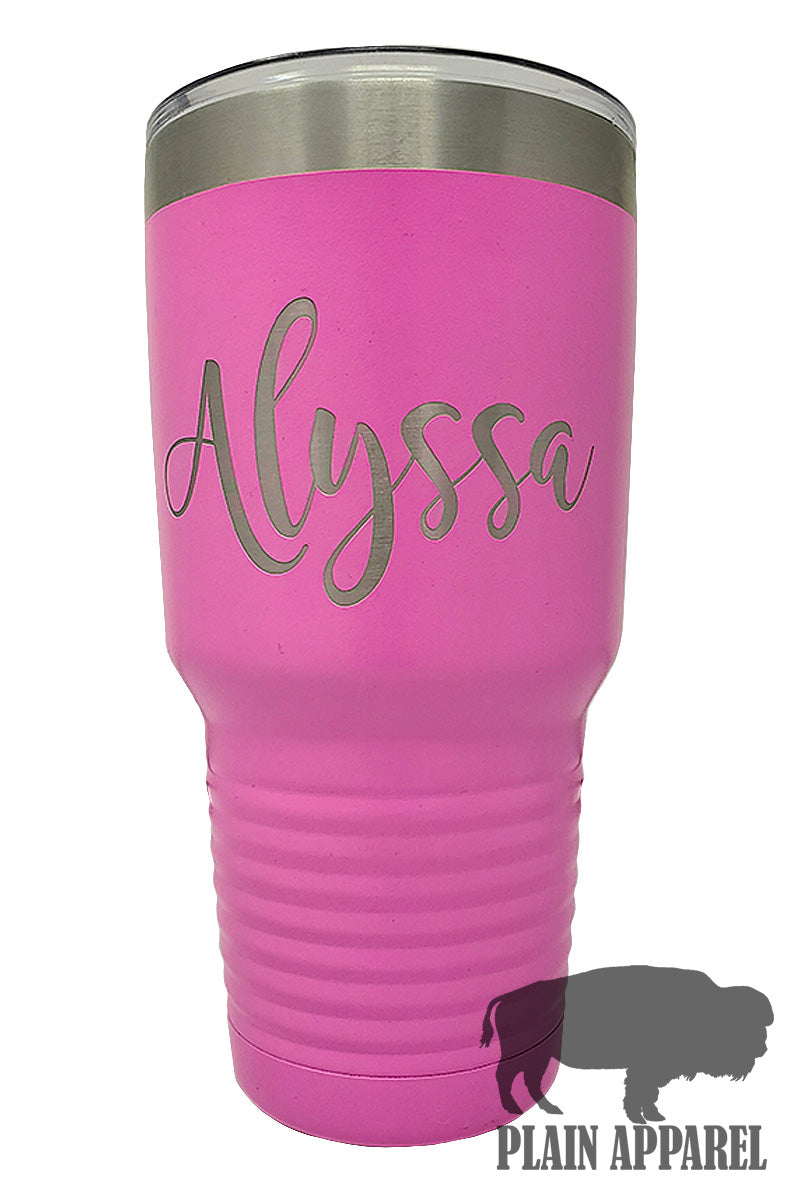 Engraved 30oz Tumbler with Name - Bless UR Heart Boutique