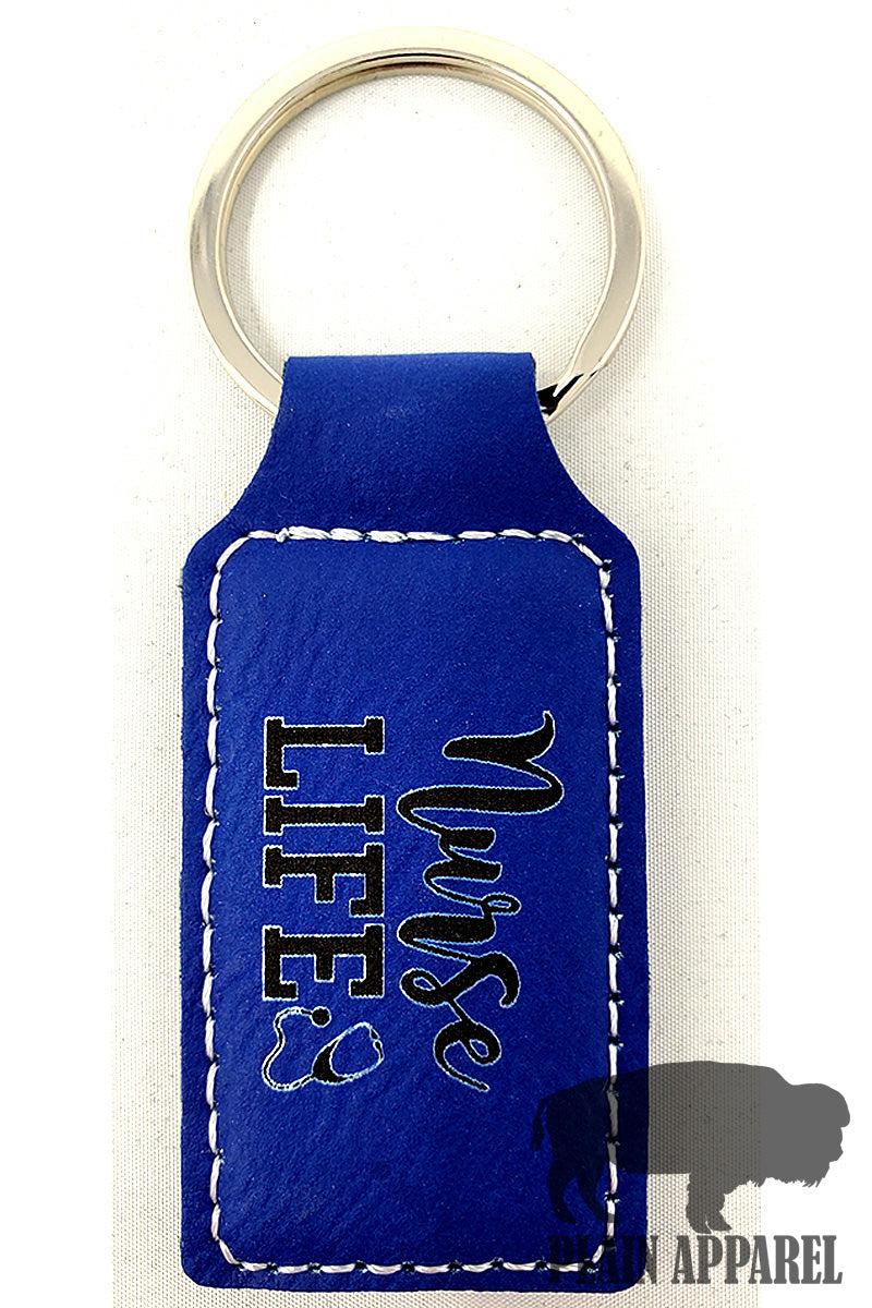 Nurse Life Engraved Keychain - Bless UR Heart Boutique