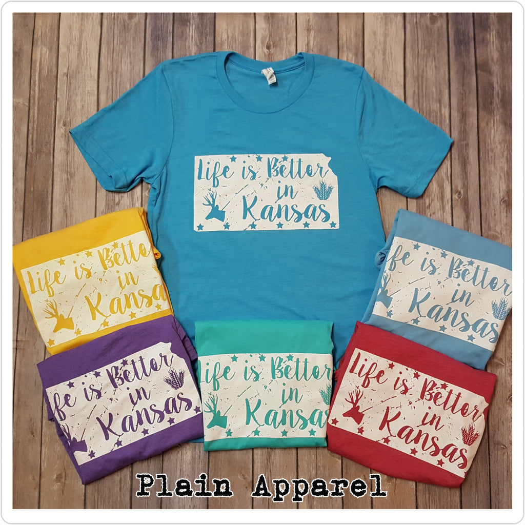 Life is Better in Kansas - Bless UR Heart Boutique