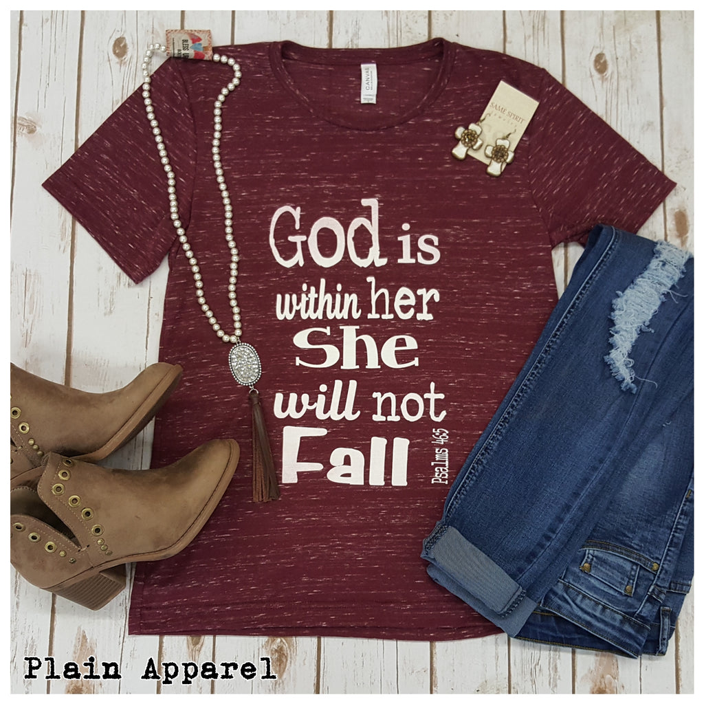 God is Within Her Tee - Bless UR Heart Boutique