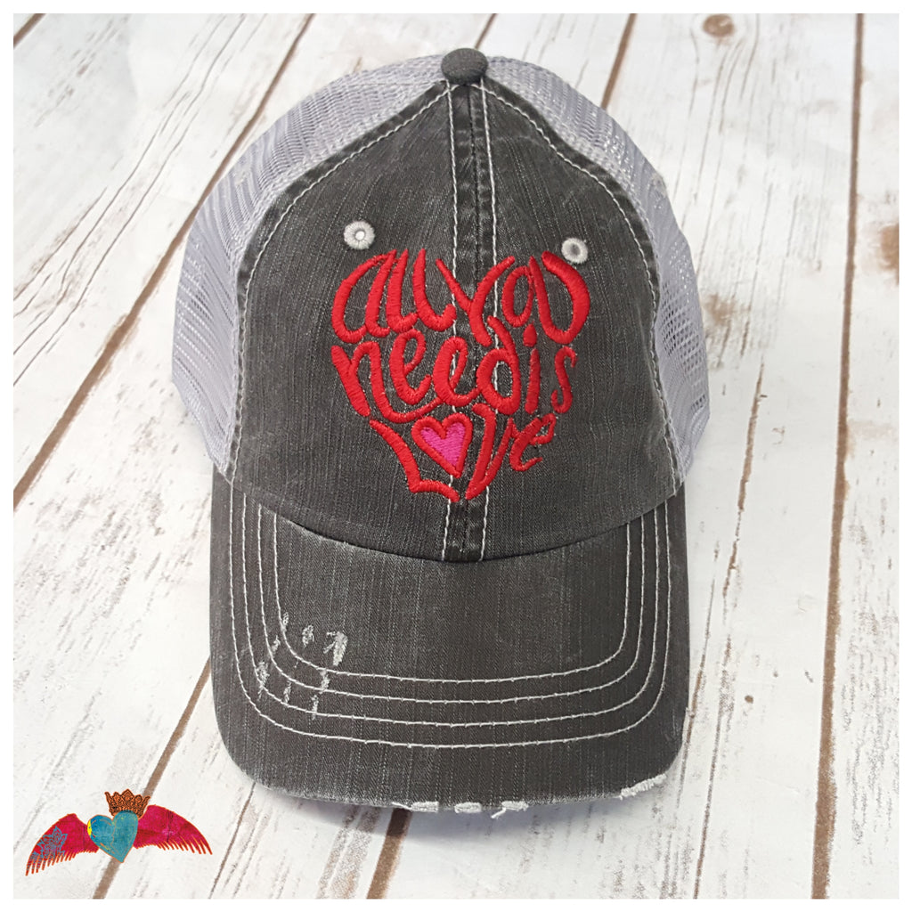 All You Need Is Love Cap - Bless UR Heart Boutique